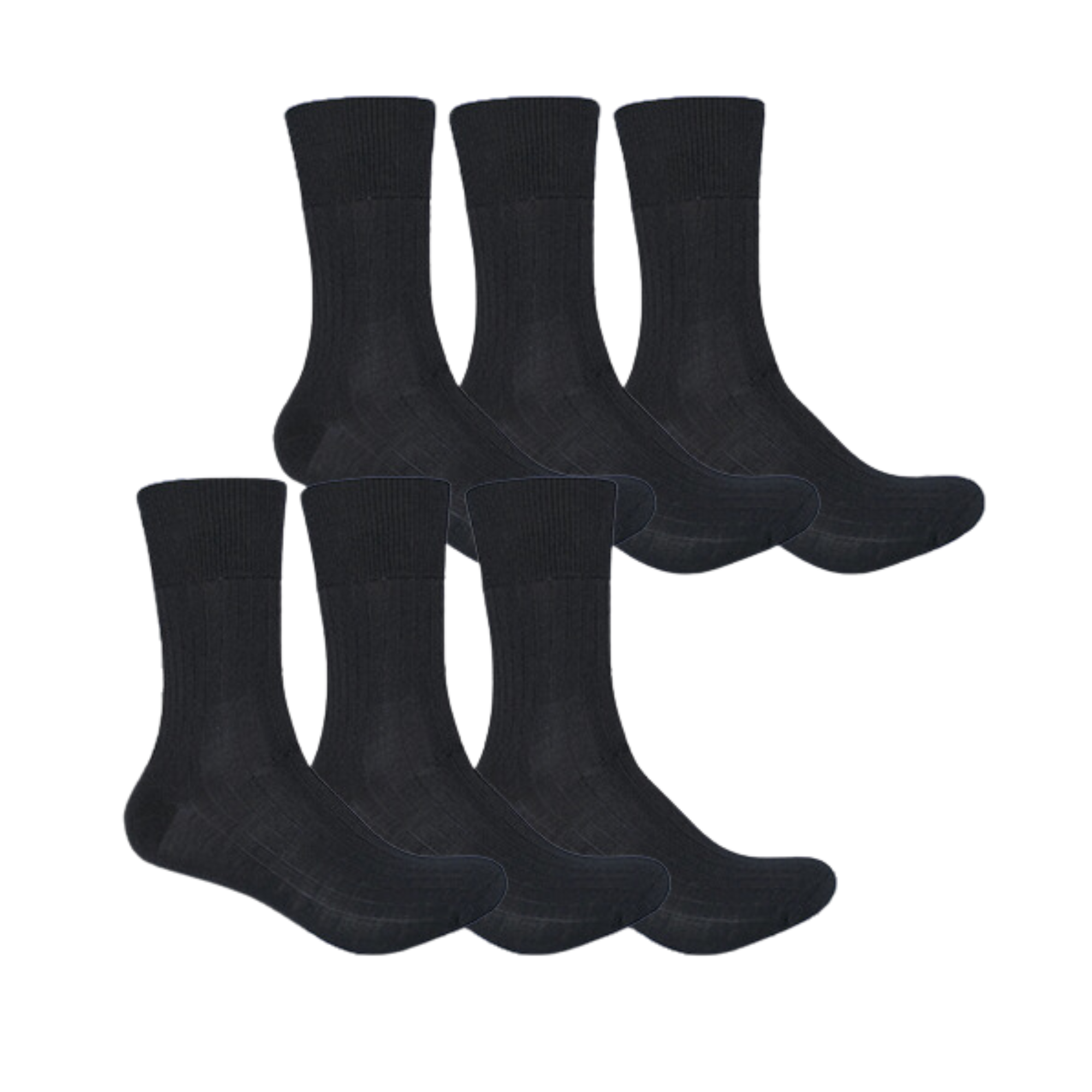 Lightweight Merino Wool Crew Socks  (6 pairs）