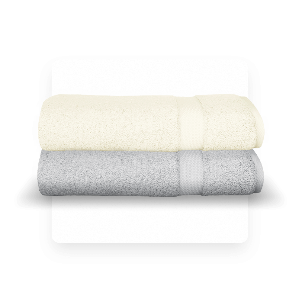 MP Magic 100% Egyptian Cotton Premium Bath Towels(2-pack)