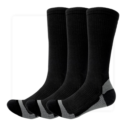 Cotton Calf Socks  (3 pairs）